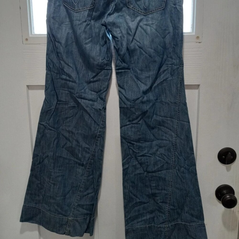 Level 99 Wide Flare Leg Jeans Women Size 27 - Picture 8 of 8